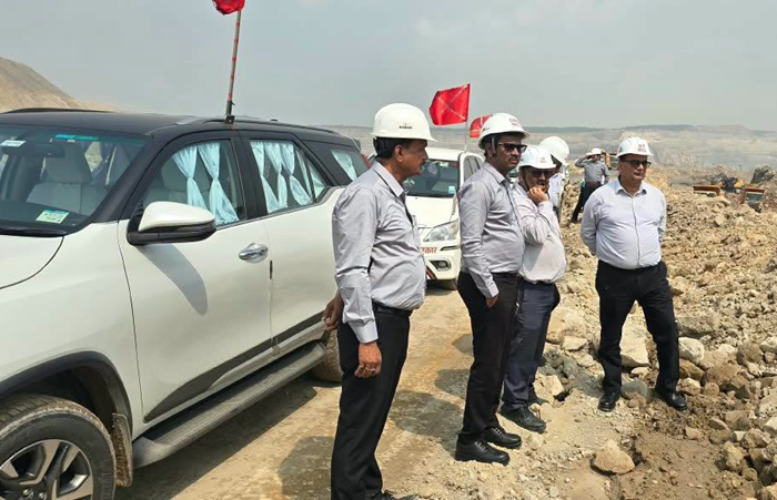 NCL CMD visits Dudhichua Mine